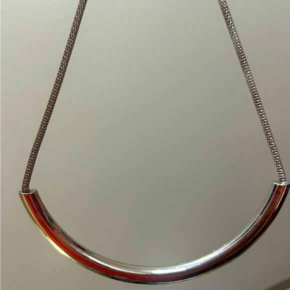 Express Silver Finish Necklace - Picture 1 of 4